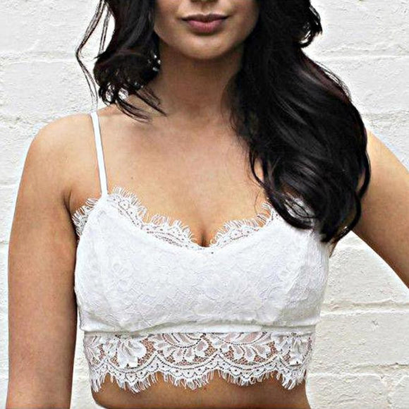 Translucent Lace Bralette